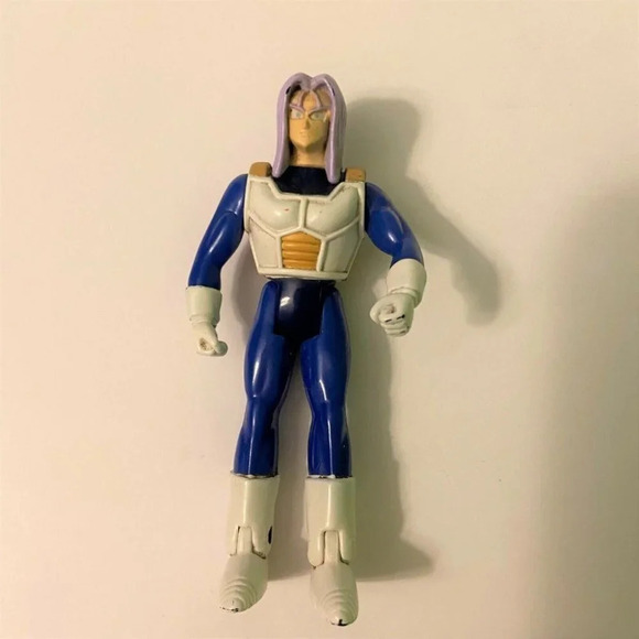 Vintage 2001 Dragon Ball Z Teen Trunks Saiyan Armor Action Figure by Irwin 3.5" - Picture 9 of 9